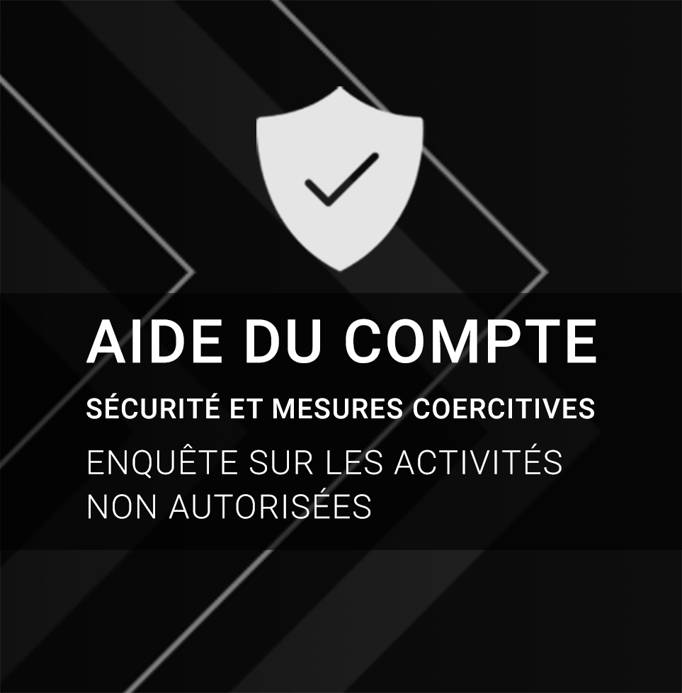 Compte et sécurité